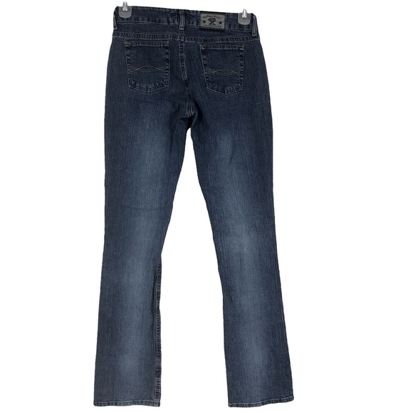 Twenty X Bootcut Low Rise Jeans by Wrangler SZ 7/8 Tall Lightwash Booty Huggers - Picture 2 of 8